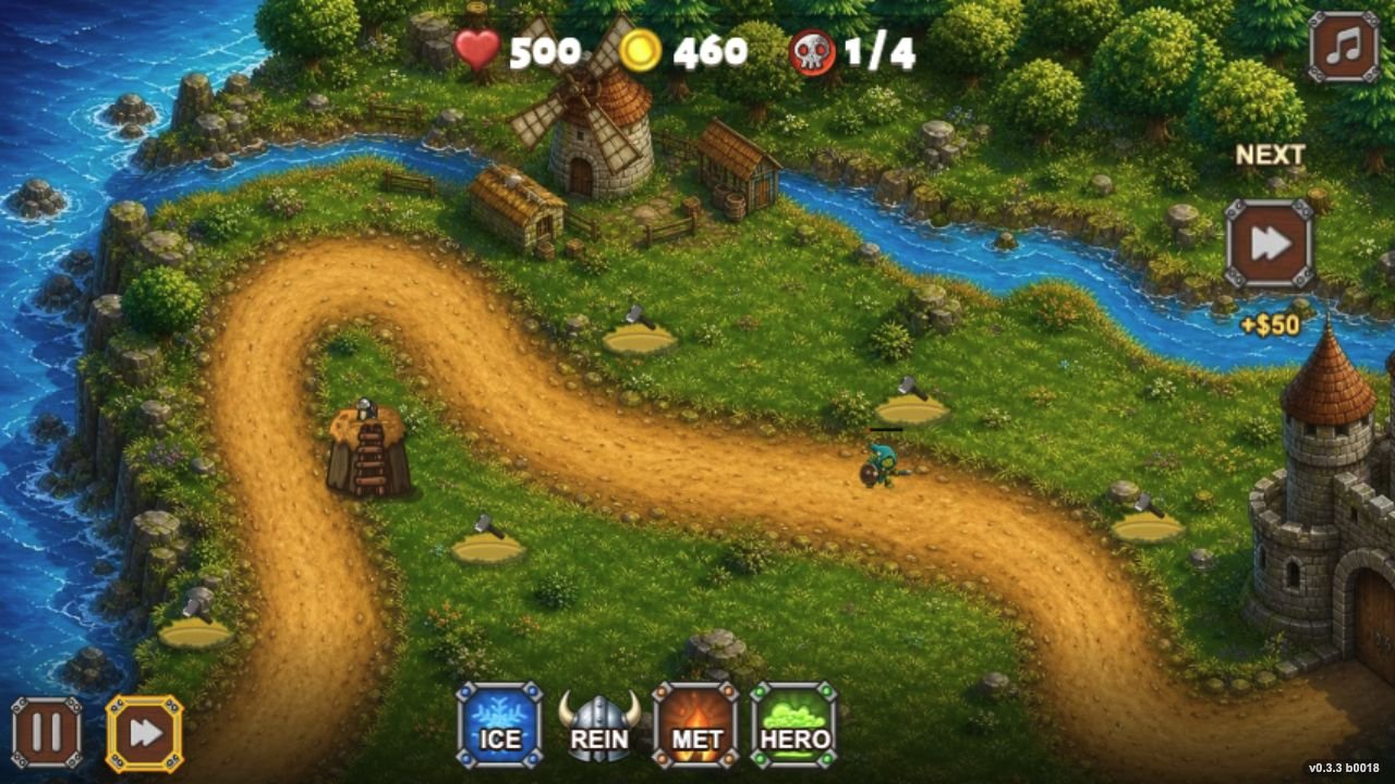Kingdom Tower Defense gameplay